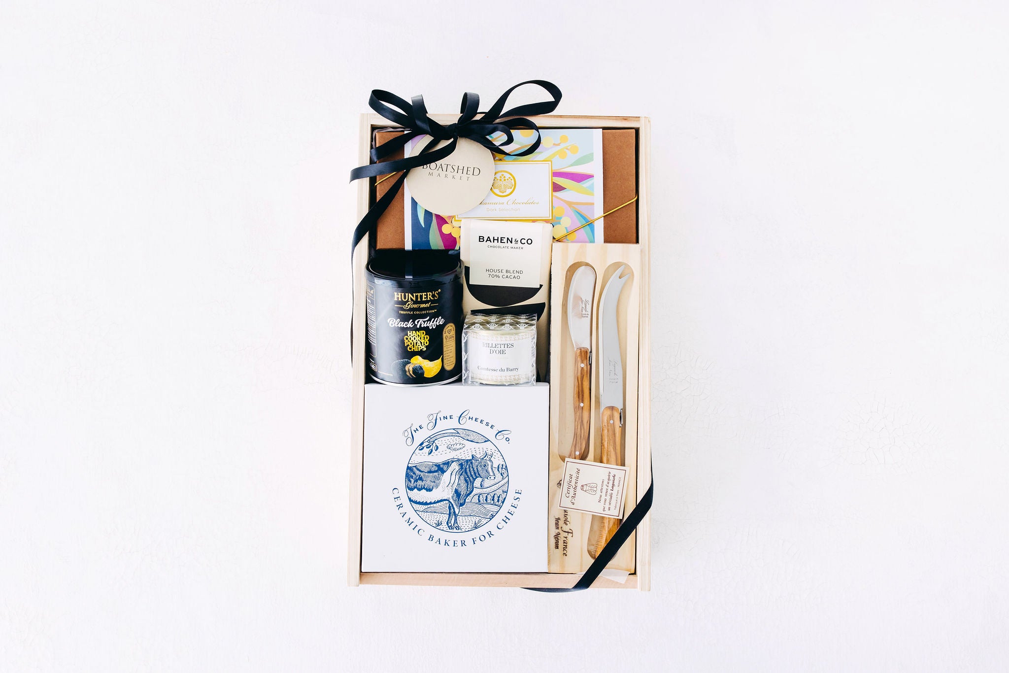 Gourmet Gifting Wooden Box Hamper