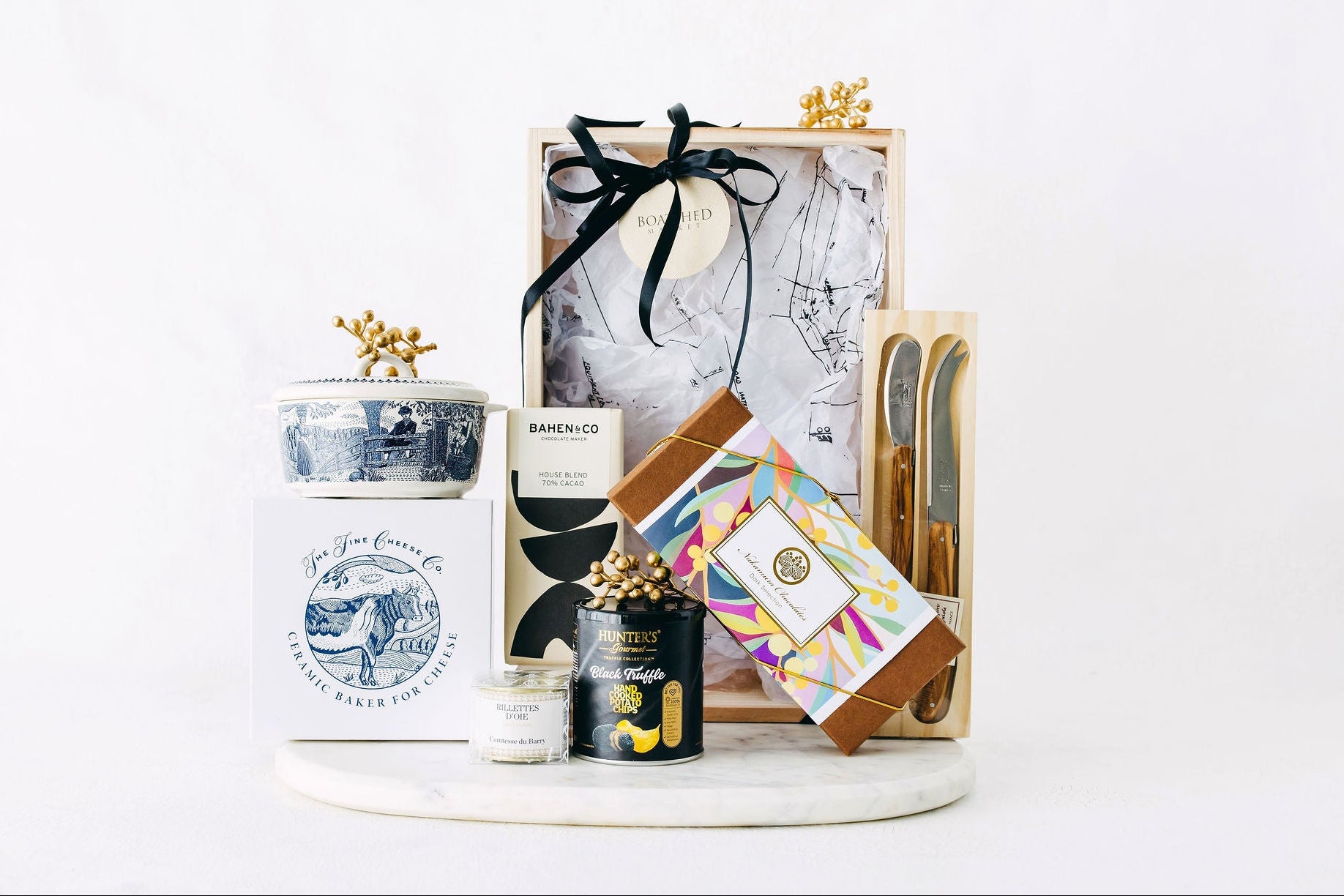 Gourmet Gifting Wooden Box Hamper