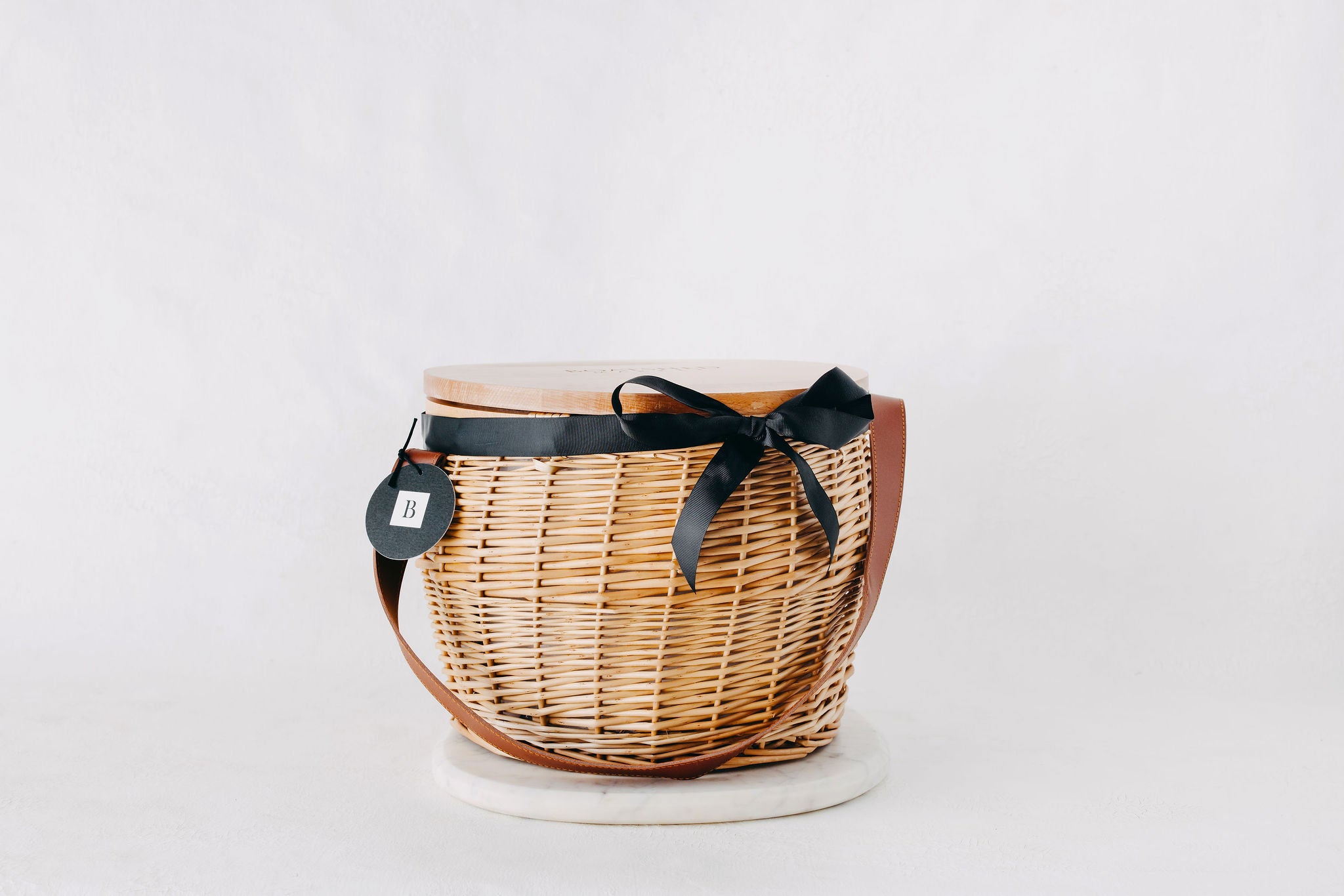 Insulated Wooden Picnic Basket