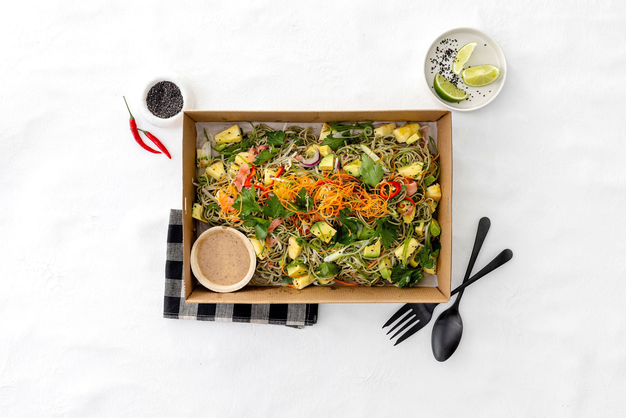 Pineapple, Avocado and Soba Salad